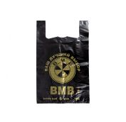 Пакет Майка Мега 43х69 БМВ СТВ /10уп х 50шт/  50кг  19гр ЧЕРНАЯ (500шт)