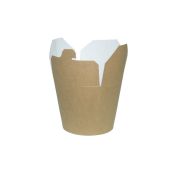 Короб бумажный China Pack 750мл /d1-70x83,d2-83,h-100/ Крафт (500шт)