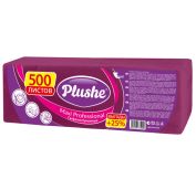 Салфетка Бум Plushe Maxi Professional,1сл, 500л, интенсив, 4 в уп,  (Бордо)