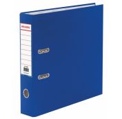 Папка-регистратор BRAUBERG с покрытием из ПВХ, 70 мм, синяя (удвоенный срок службы)