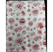 Пакет бумажный пищ. 200х70х260мм жиростойкий 