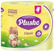 Туал Бумага Plushe Classic 4рул 