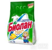 Порошок стир. БИОЛАН Авт. 2,4кг АПЕЛЬСИН И ЛИМОН м/у*4