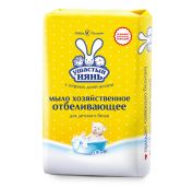 Мыло хоз-ное твердое УШАСТЫЙ НЯНЬ с ОТБЕЛ ЭФФЕКТОМ 180г