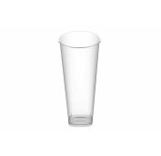 Стакан прозрачный  Bubble Cup с квадратным дном 650 мл.д.90мм.h179мм 24уп. по 10шт.(240шт/кор.)