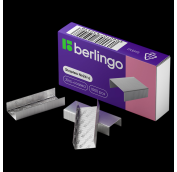 Скобы для степлера №24/6 Berlingo, оцинкованные, 1000шт.