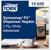 Tork Салфетки (N14) Xpressnap, КОМПЛЕКТ 6 шт., 21,3х16,5 см, 120 шт., 2-слойные, белые, 15830