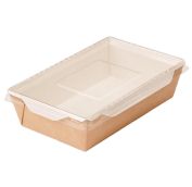 Салатник Бум. с прозр. крышкой ДоЭко OpSalad 450 (400шт)