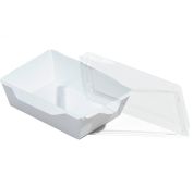 Салатник Бум. ДоЭко OpSalad 400 ДНО 145(120)х95(85)х45 БЕЛЫЙ (800шт)