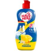 Средство д/посуды HausHerz сочный лимон 450мл