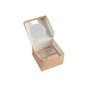 Короб под маффины ОСК/OSQ ECO MUF  4шт окно 160х160х100 (175шт)