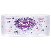Туал Бумага Plushe Deluxe Light 8рул 