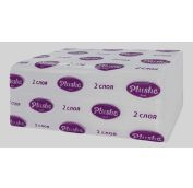 Полотенце Бумажное Plushe Prof 15, V-сложение, 2сл, 200л, восст. целл., 12 в кор