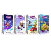 Платочки Бумажные Plushe Deluxe Standart ПРИКЛЮЧЕНИЯ 3слоя, 10листов, 10 в уп., 28 уп. в коробе