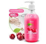 Мыло жидкое ГРАСС МИЛАНА 500мл Спелая Черешня с дозатором