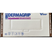 Перчатки латекс. HIGH RISK Дермагрип XL / 50шт   голубые