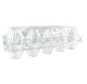 Яйцебокс кур.яица ПЭТ прозрачный /258*110*65/ Экопак (600шт)